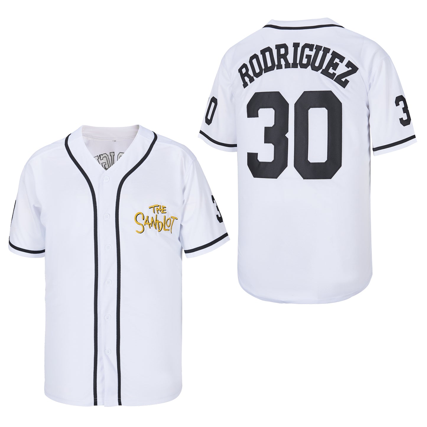 The Sandlot Benny The Jet Rodriguez Michael Squints Palledorous Alan Yeah-Yeah McClennan Baseball Jersey