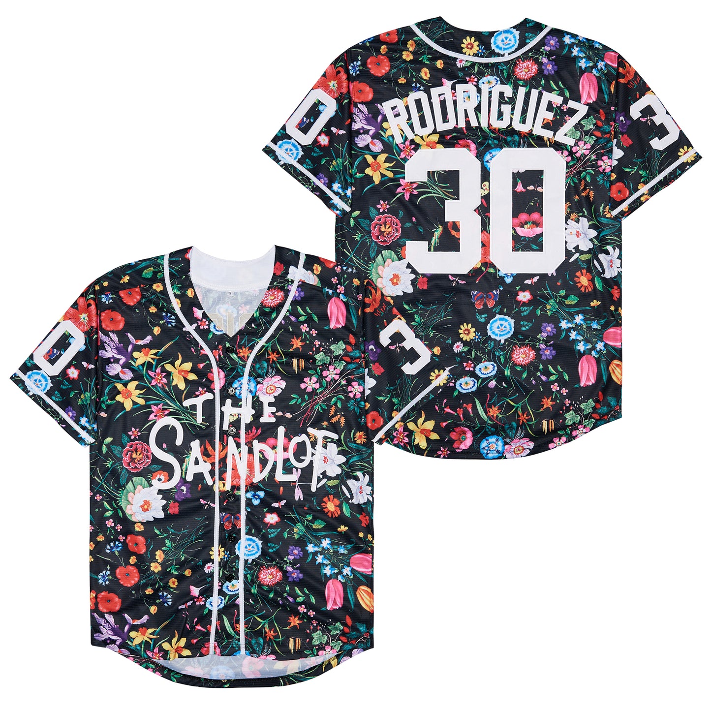 The Sandlot Benny The Jet Rodriguez Michael Squints Palledorous Alan Yeah-Yeah McClennan Baseball Jersey