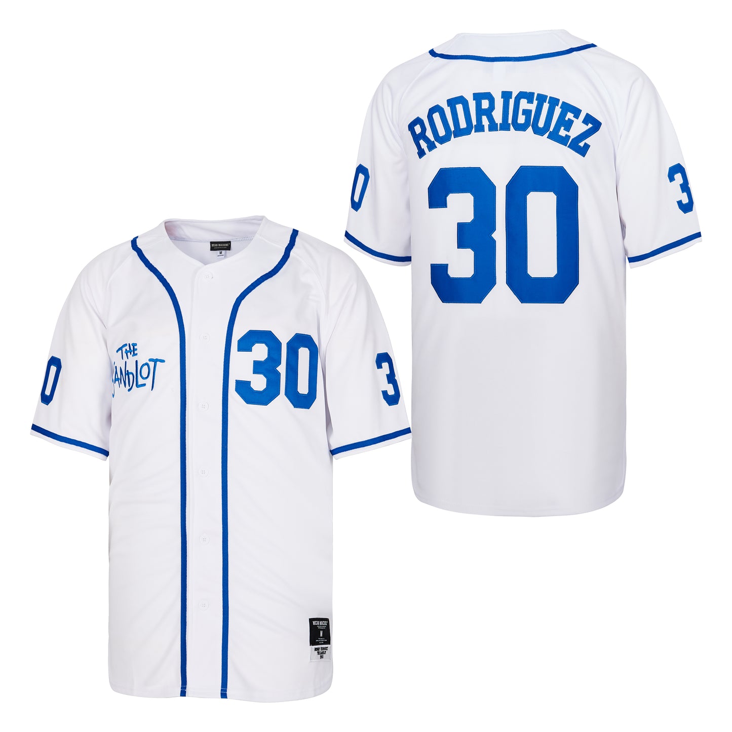 The Sandlot Benny The Jet Rodriguez Michael Squints Palledorous Alan Yeah-Yeah McClennan Baseball Jersey