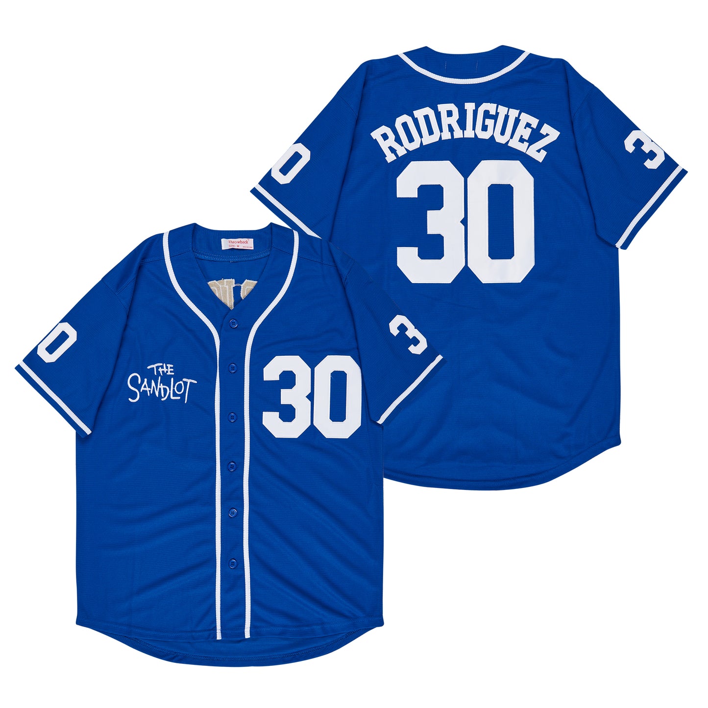 The Sandlot Benny The Jet Rodriguez Michael Squints Palledorous Alan Yeah-Yeah McClennan Baseball Jersey