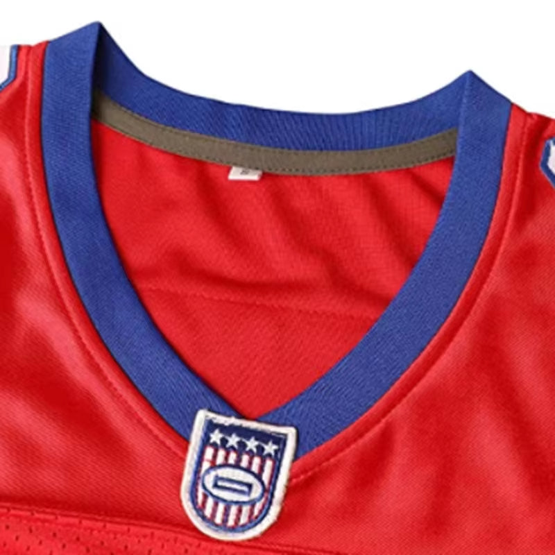 Maillot de football américain n° 16 FALCO Sport Jerseys Broderie Couture Vêtements de sport d'extérieur Rouge Nouveau film HOT