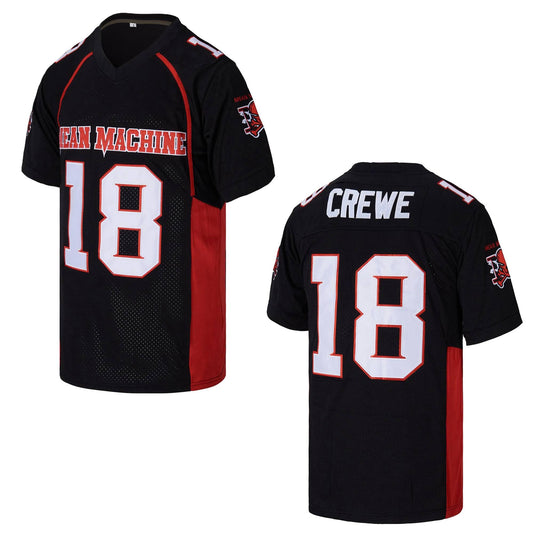 Maillot de football américain cousu pour homme n° 18 Paul Crewe, Mean Machine, The Longest Yard Movie