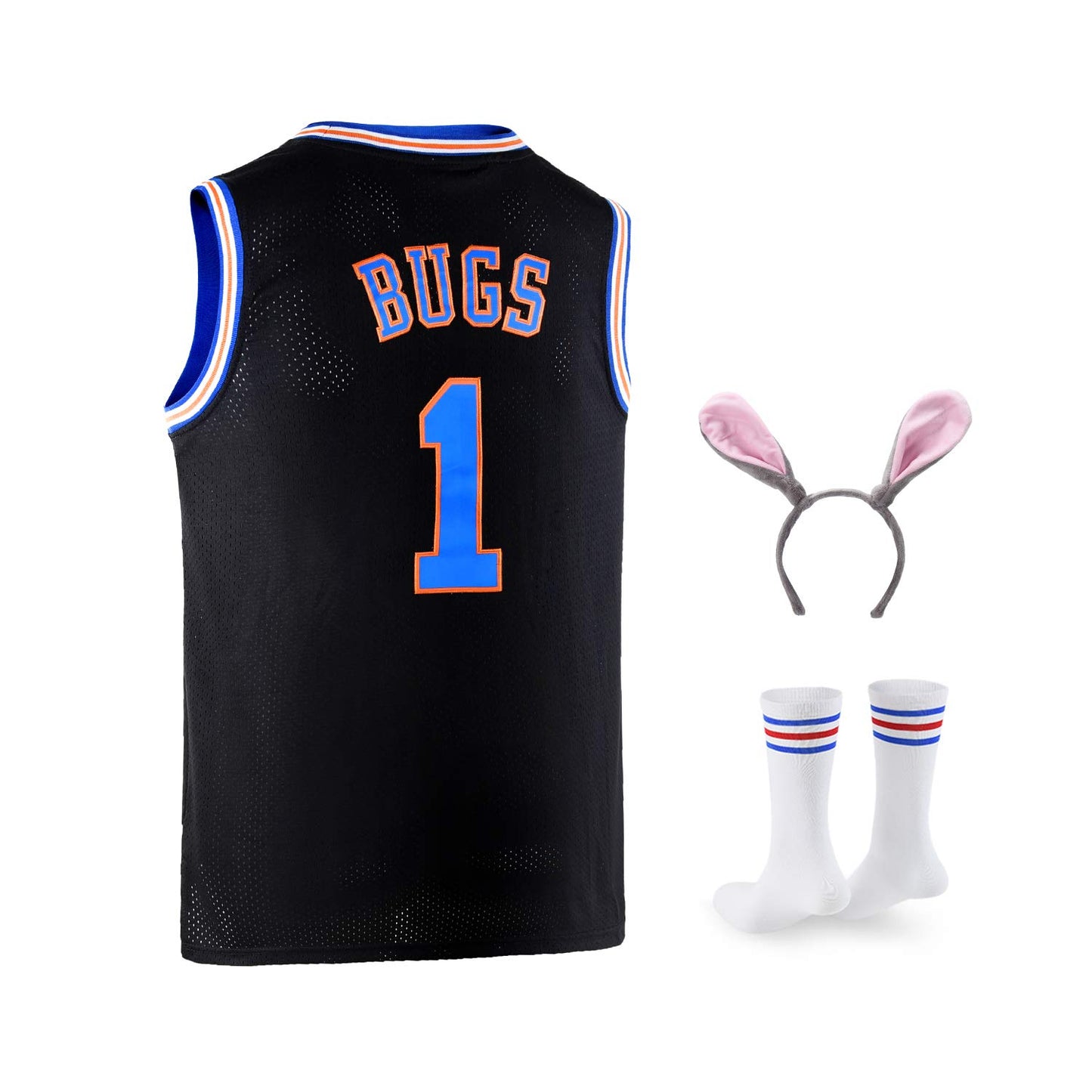 Maillots de basket-ball pour hommes #10 Lola Space Movie Jersey #1 Bugs #23 TAZ Shirts Blanc Noir Bleu Rouge Maillot de basket-ball