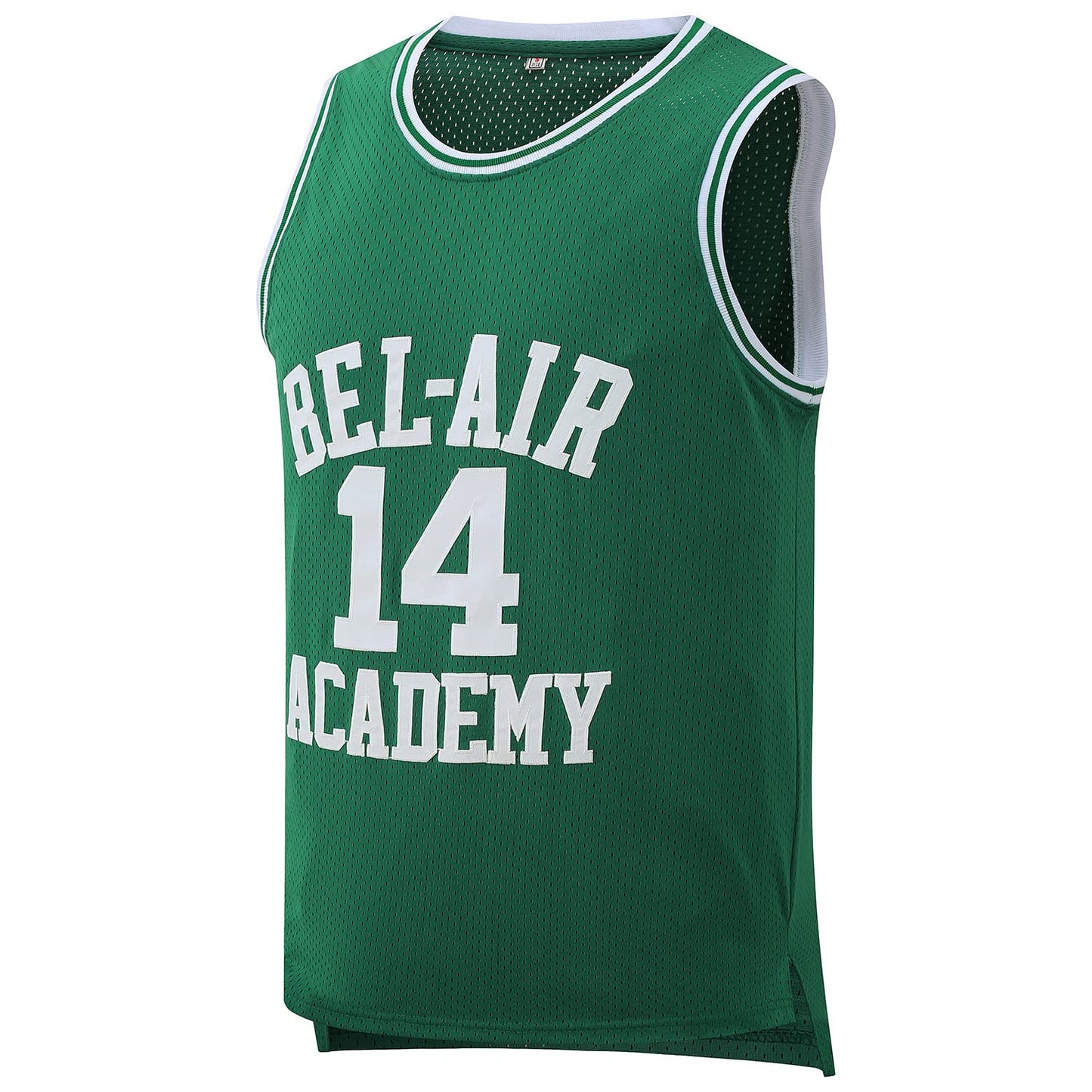 Bel Air Jersey #14 Fresh Prince Bel Air Academy Men Yellow Black Green Basketball Jerseys Sleeveless