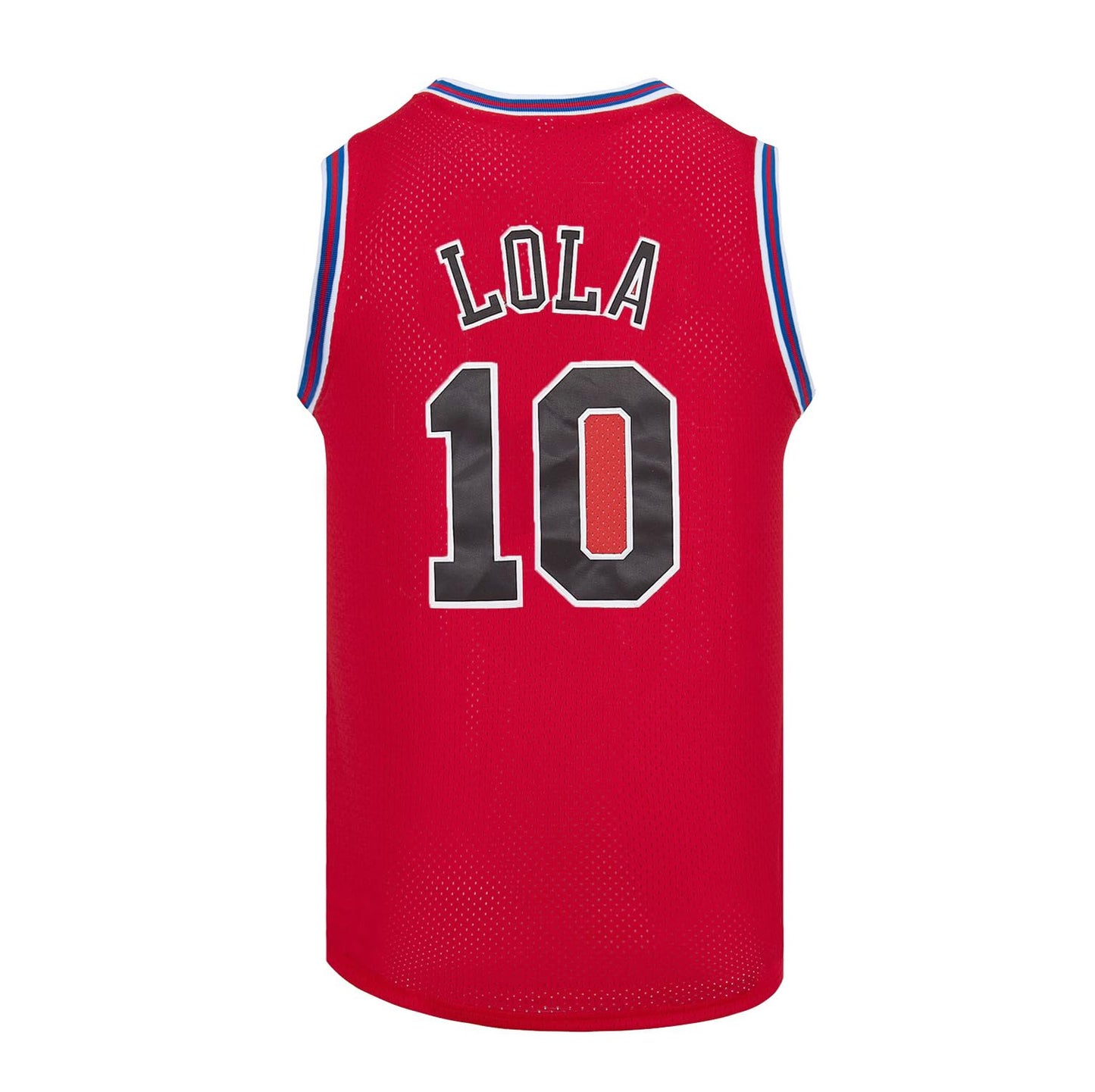 Maillots de basket-ball pour hommes #10 Lola Space Movie Jersey #1 Bugs #23 TAZ Shirts Blanc Noir Bleu Rouge Maillot de basket-ball