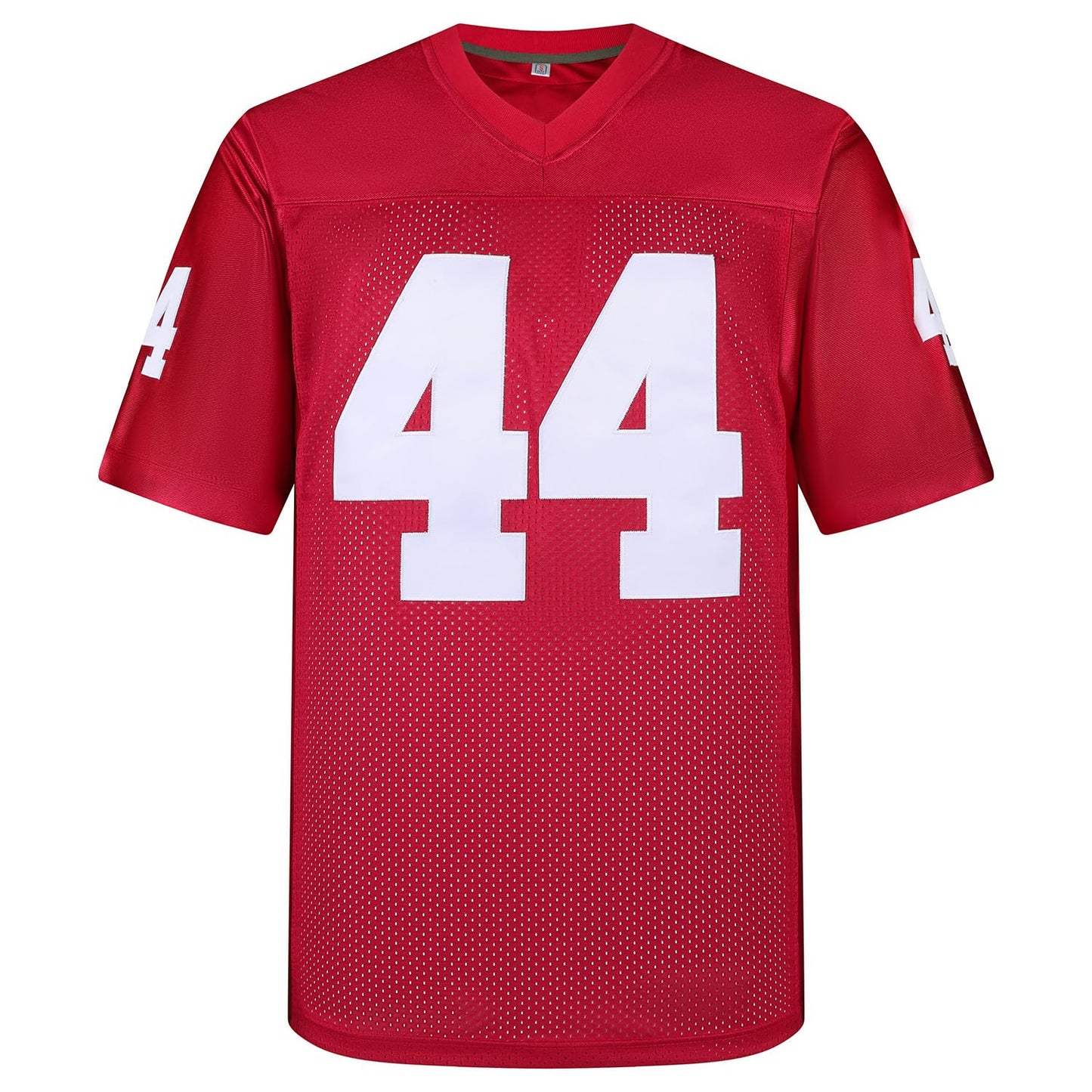 Maillot de football américain Forrest Gump n° 44, cousu, rouge, pour homme, tailles S à 3XL