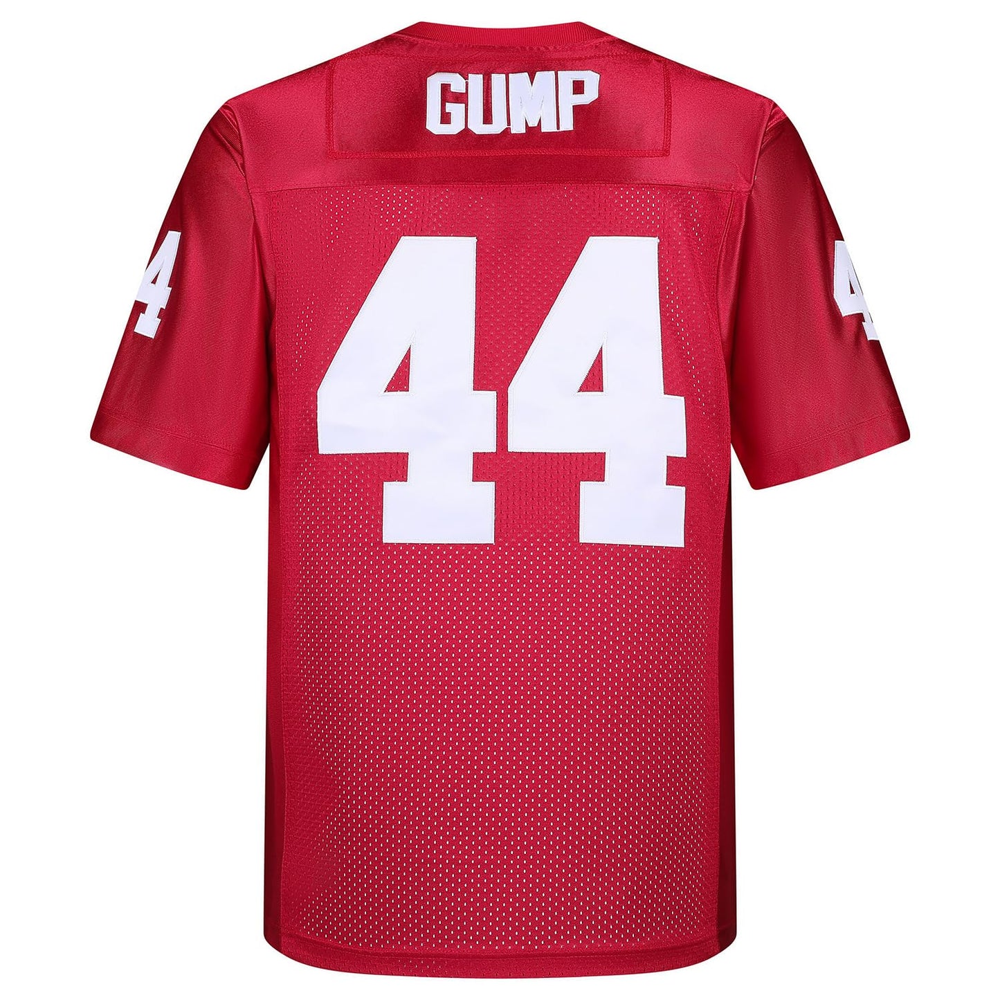 Maillot de football américain Forrest Gump n° 44, cousu, rouge, pour homme, tailles S à 3XL