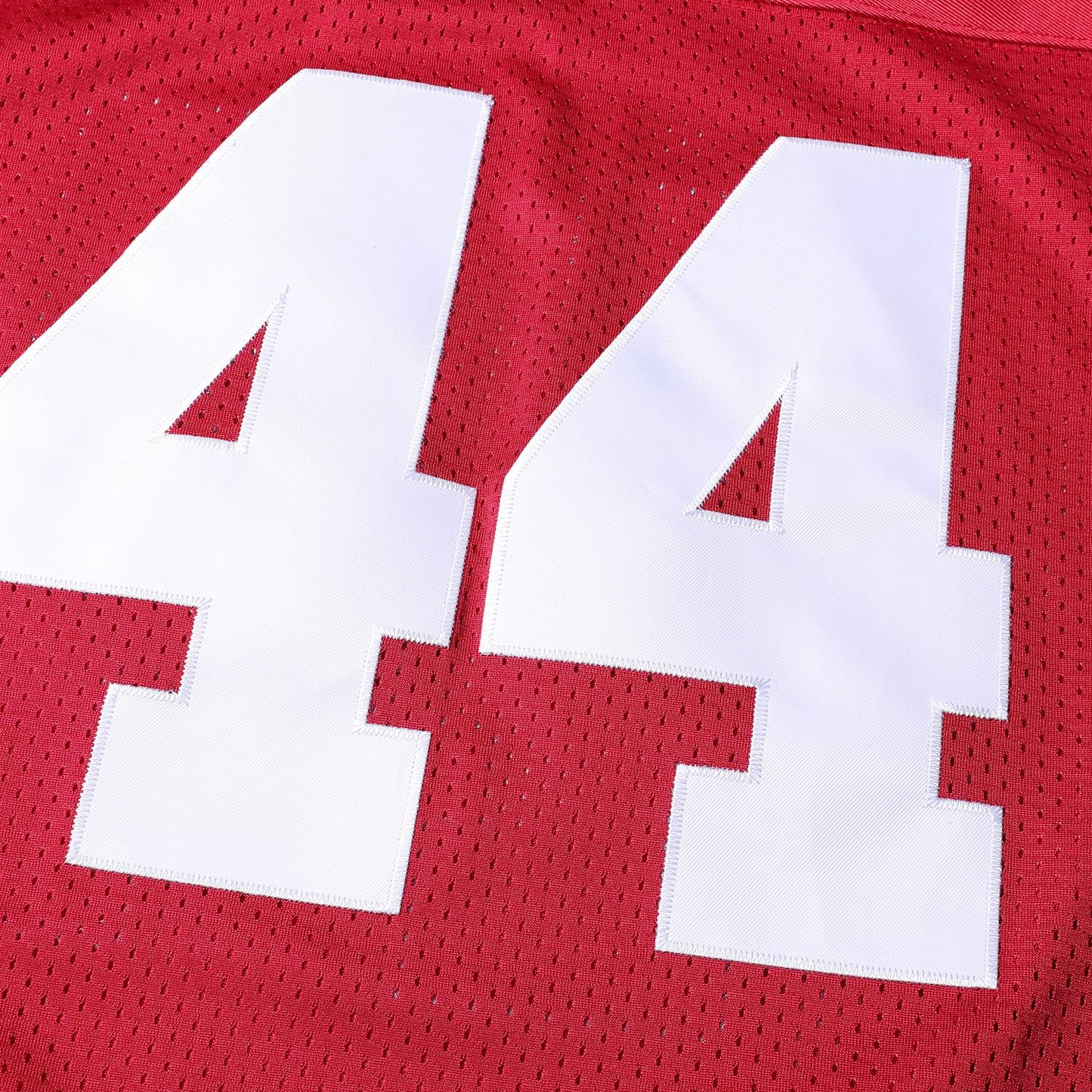 Maillot de football américain Forrest Gump n° 44, cousu, rouge, pour homme, tailles S à 3XL