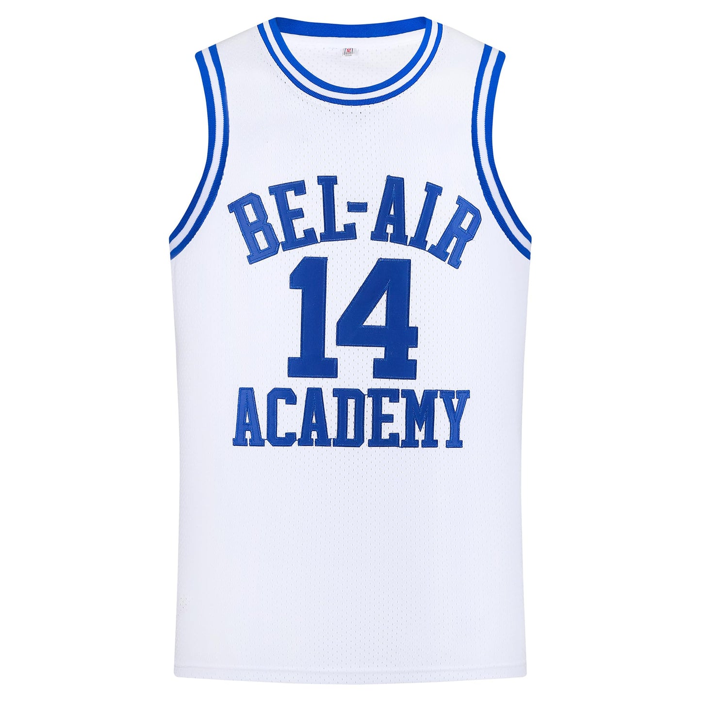 Bel Air Jersey #14 Fresh Prince Bel Air Academy Men Yellow Black Green Basketball Jerseys Sleeveless
