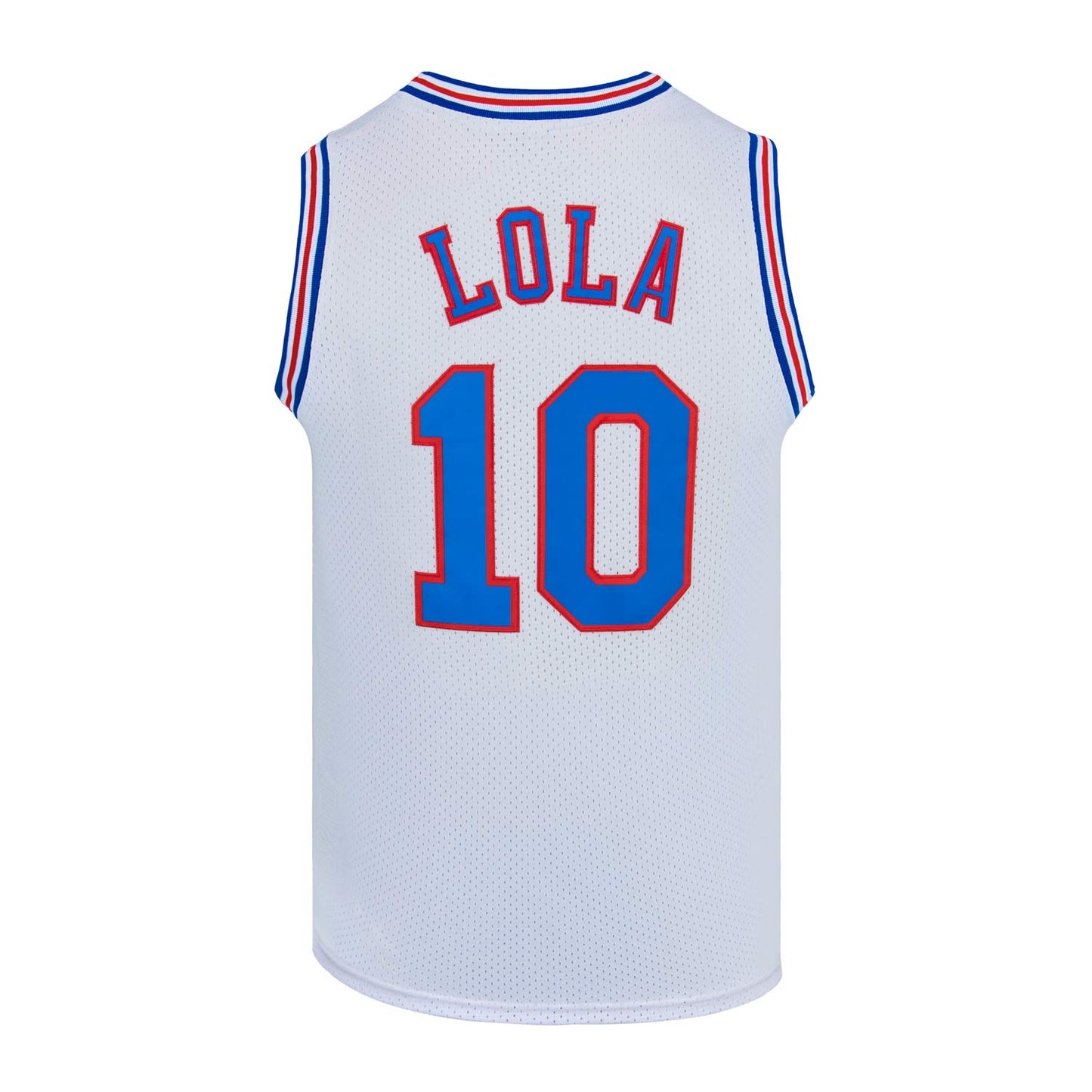 Maillots de basket-ball pour hommes #10 Lola Space Movie Jersey #1 Bugs #23 TAZ Shirts Blanc Noir Bleu Rouge Maillot de basket-ball