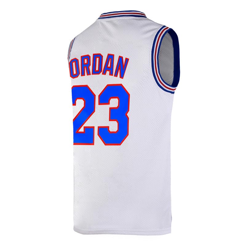 Maillots de basket-ball pour hommes #10 Lola Space Movie Jersey #1 Bugs #23 TAZ Shirts Blanc Noir Bleu Rouge Maillot de basket-ball