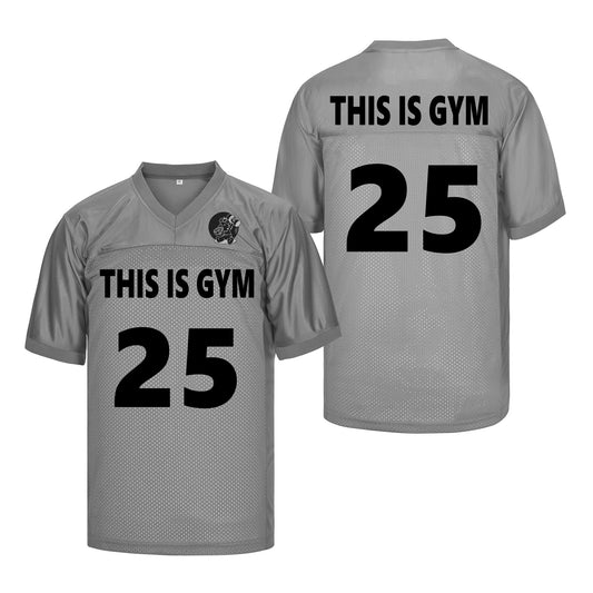 Maillots de football américain personnalisés THIS IS GYM Gris